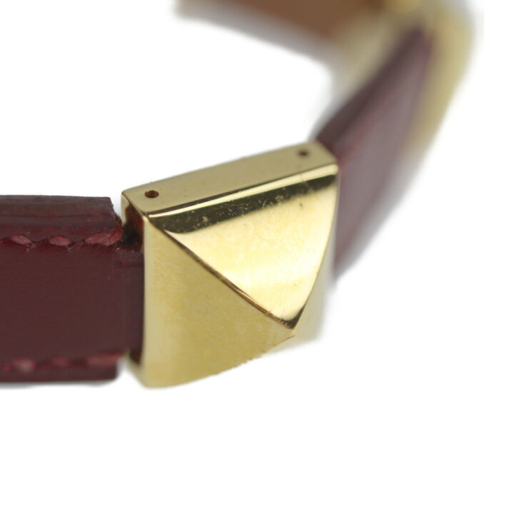 楽天市場】美品 HERMES エルメス メドール ブレスレット レザー レッド 