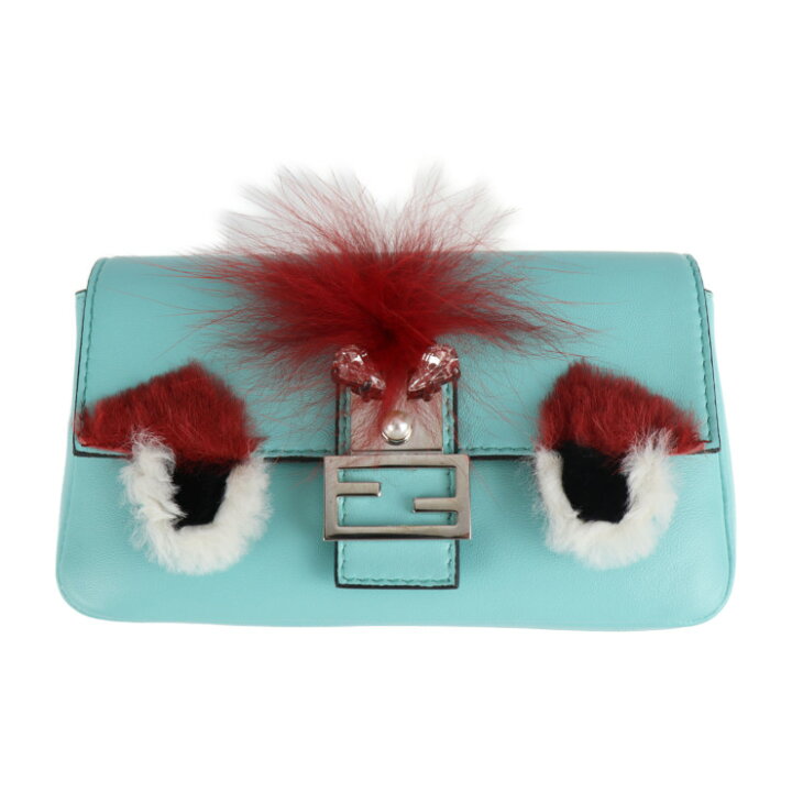 楽天市場】超美品 FENDI フェンディ マイクロバケット バッグバグズ 