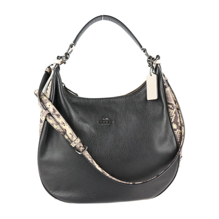 楽天市場】超美品 COACH コーチ スネーク ミックス レザー ハーレー  