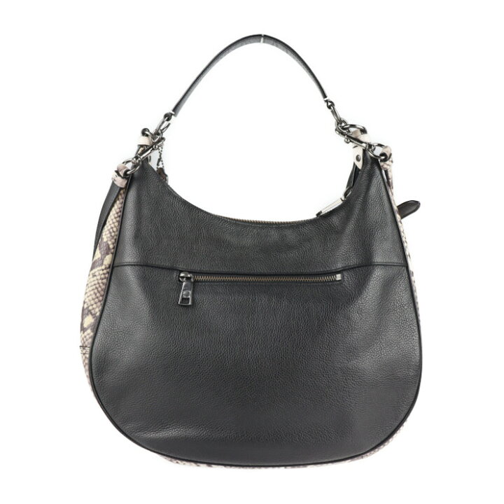楽天市場】超美品 COACH コーチ スネーク ミックス レザー ハーレー 