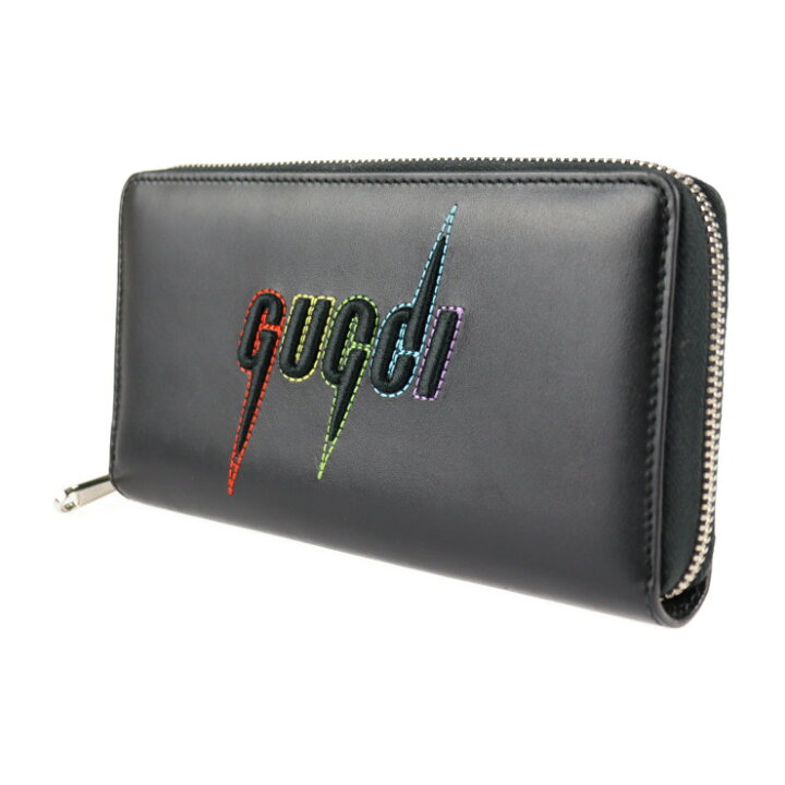 楽天市場】美品 GUCCI グッチ ブレードロゴ エンブリロイダリー 長財布 
