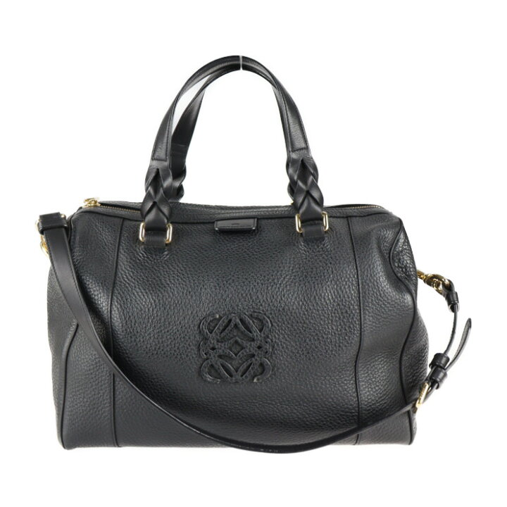 楽天市場】美品 LOEWE ロエベ フスタ32 ハンドバッグ レザー ブラック 