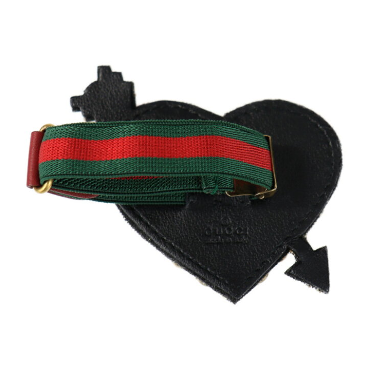 楽天市場】美品 GUCCI グッチ ピアスドハート ビジュー キャット  