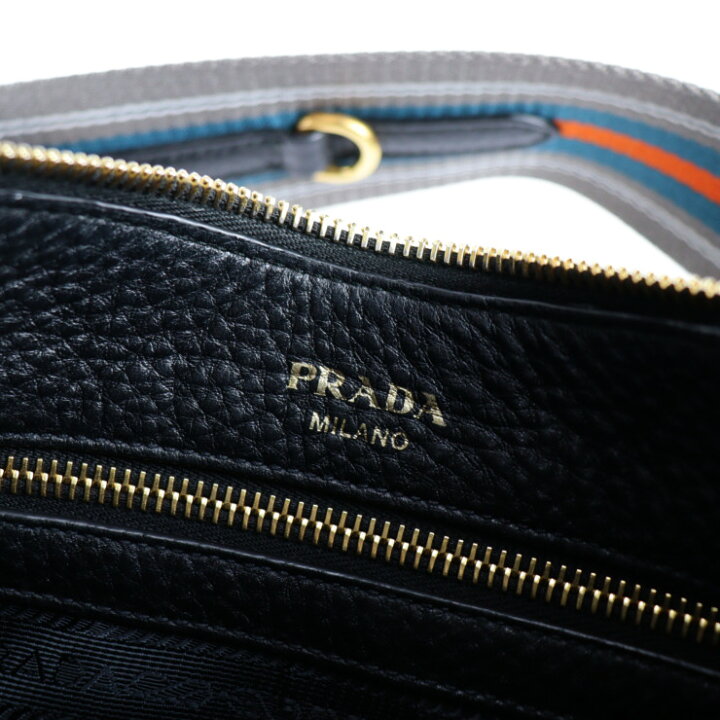 楽天市場】美品 PRADA プラダ ヴィッテロ ダイノ ショルダーバッグ  