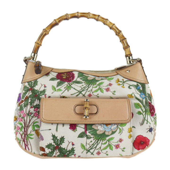 楽天市場】美品 GUCCI グッチ バンブー ハンドバッグ 137383  