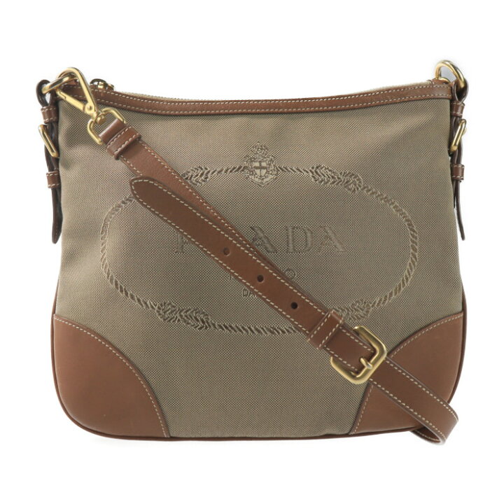 楽天市場】美品 PRADA プラダ ショルダーバッグ BT0867 キャンバス  