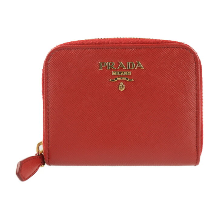 楽天市場】美品 PRADA プラダ サフィアーノ コインケース 1M0268  