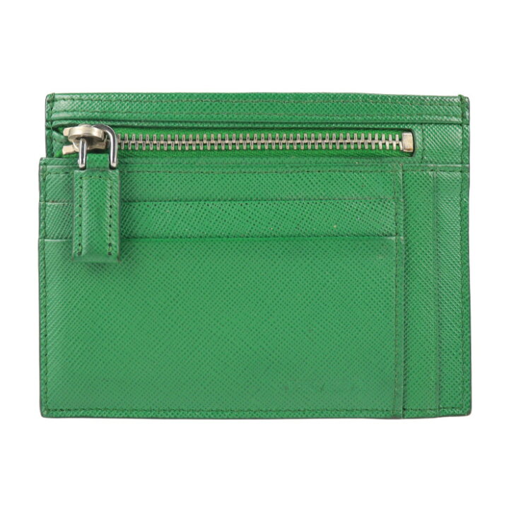楽天市場】美品 PRADA プラダ カードケース レザー グリーン 小銭入れ 