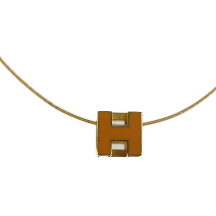 楽天市場】HERMES エルメス カージュドアッシュ Hキューブ ネックレス 