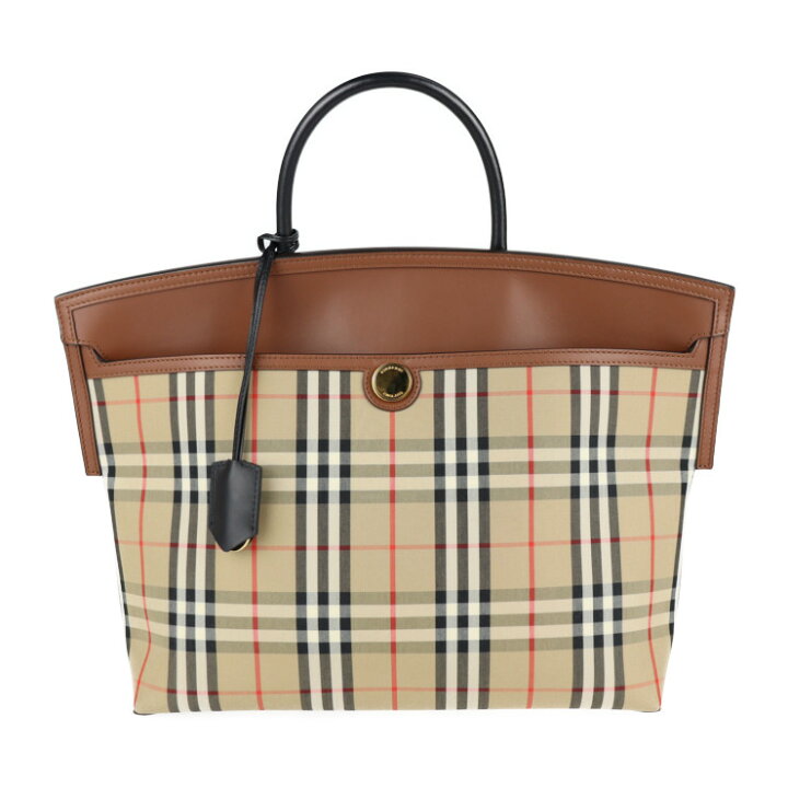 楽天市場】超美品 BURBERRY バーバリー ソサエティ ハンドバッグ  