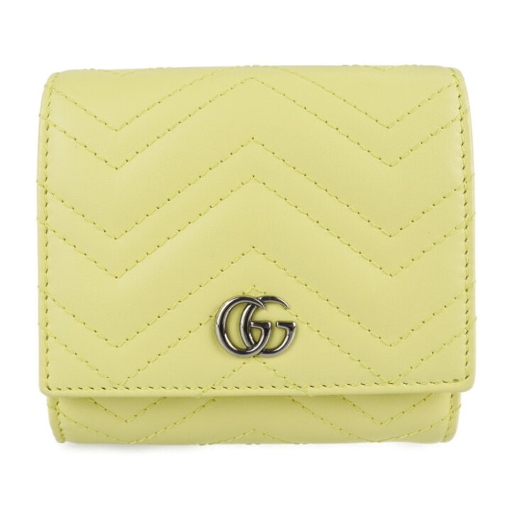 楽天市場】超美品 GUCCI グッチ GGマーモント 二つ折り財布 598629  