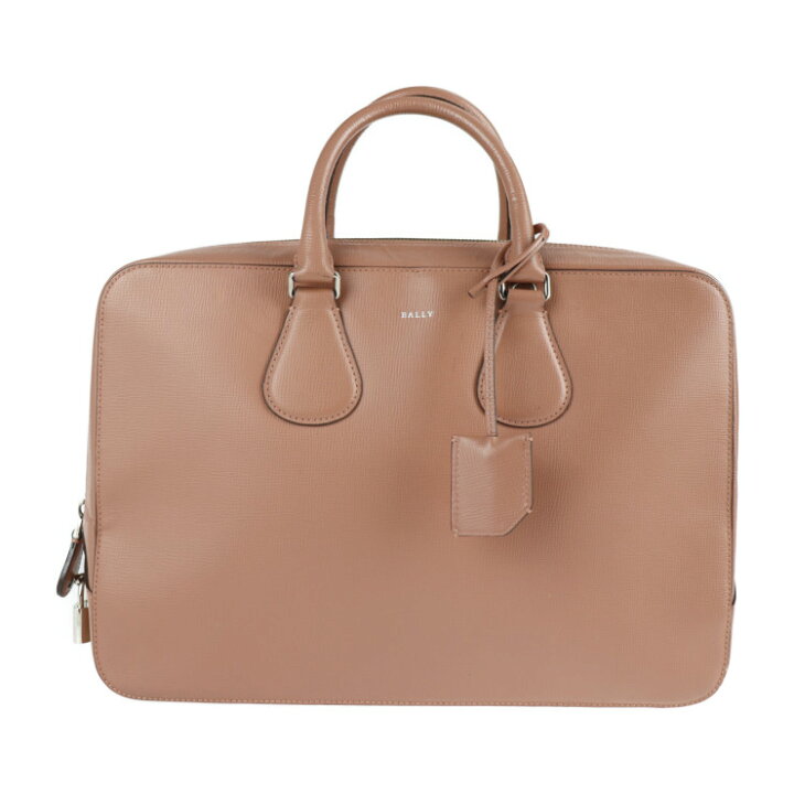 楽天市場】BALLY バリー ビジネスバッグ レザー ピンクベージュ系 2WAY 