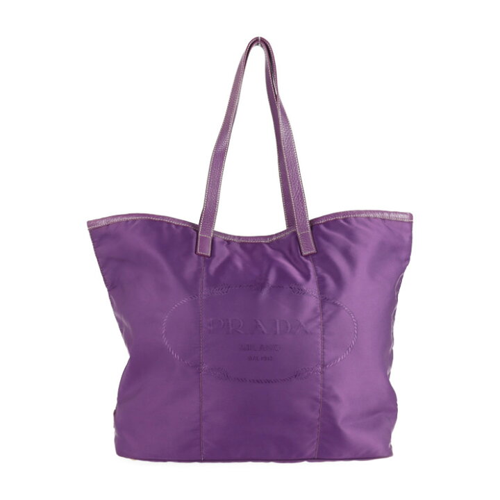 楽天市場】美品 PRADA プラダ トートバッグ BR4634 ナイロン レザー 