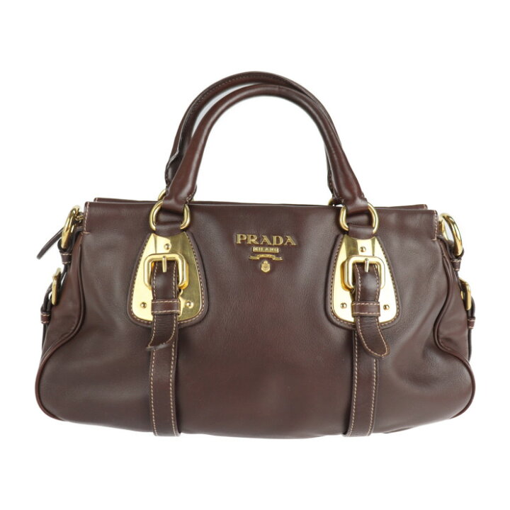 楽天市場】PRADA プラダ ハンドバッグ BN1904 ソフトカーフ NOCCIOLO 