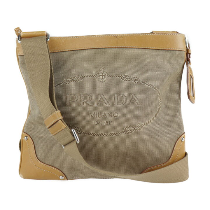 楽天市場】PRADA プラダ ジャガードロゴ ショルダーバッグ BT0537  