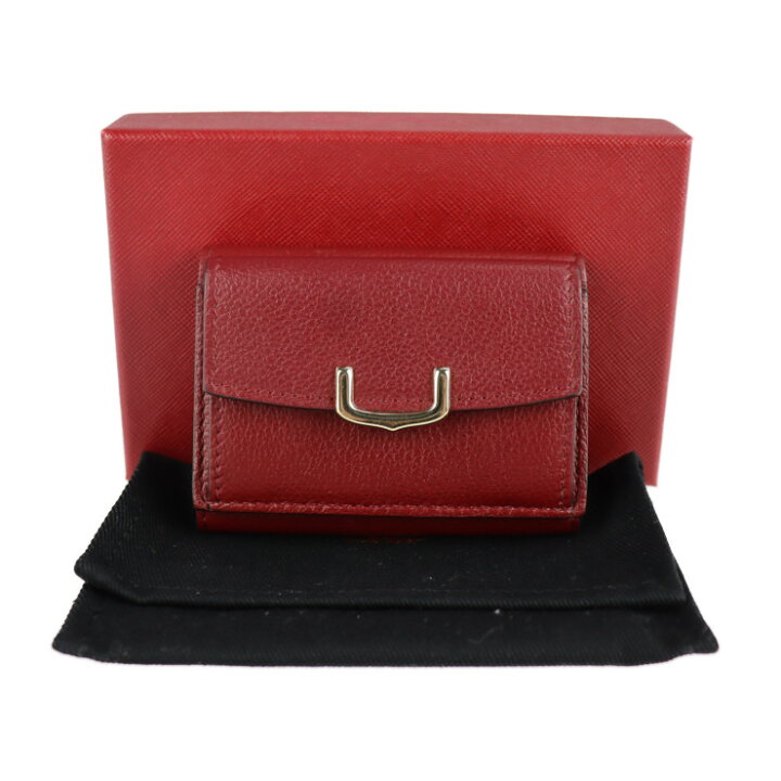 楽天市場】超美品 CARTIER カルティエ 三つ折り財布 CRL3001662 レザー 