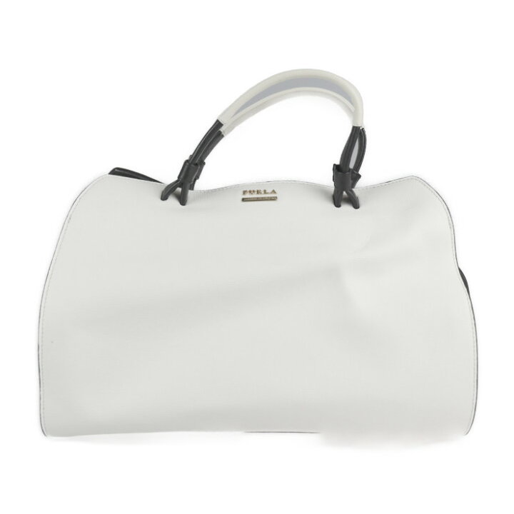 楽天市場】Furla フルラ ハンドバッグ レザー ホワイト ブラック 