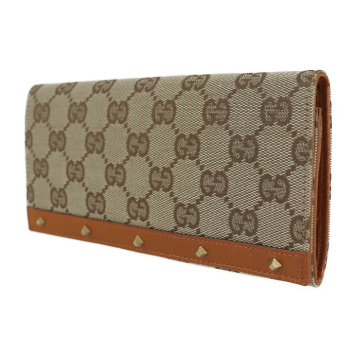 楽天市場】超美品 GUCCI グッチ 二つ折り財布 120924 GGキャンバス 