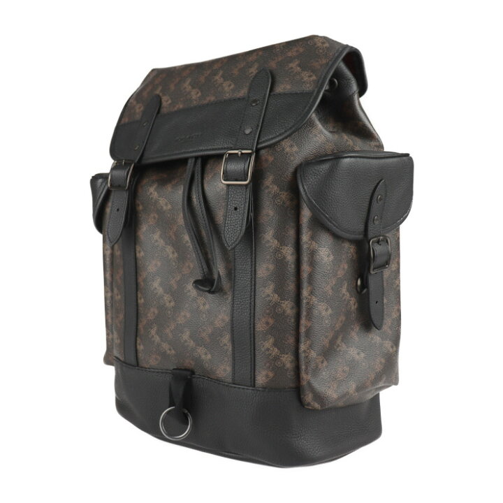 楽天市場】超美品 COACH コーチ ヒッチ バックパック ウィズ ホース  
