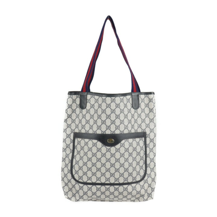楽天市場】GUCCI グッチ オールドグッチ シェリーライン トートバッグ 
