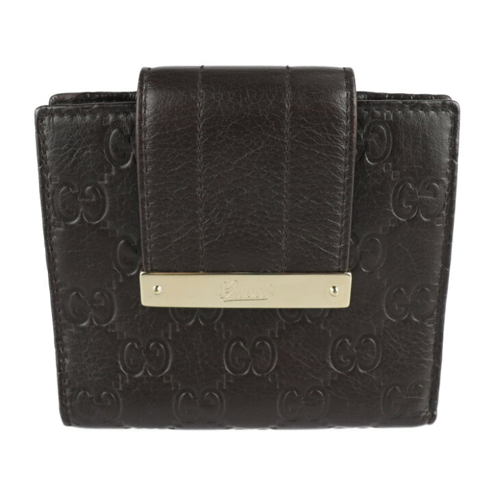 楽天市場】美品 GUCCI グッチ グッチシマ 二つ折り財布 181669 レザー 
