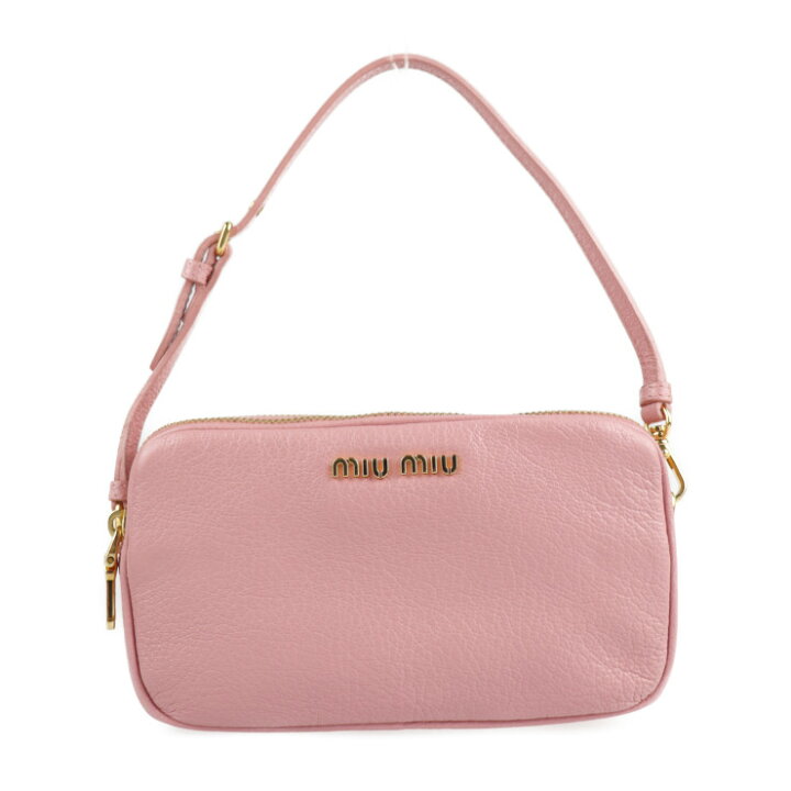楽天市場】超美品 MIUMIU ミュウミュウ MADRAS マドラス ハンドバッグ  