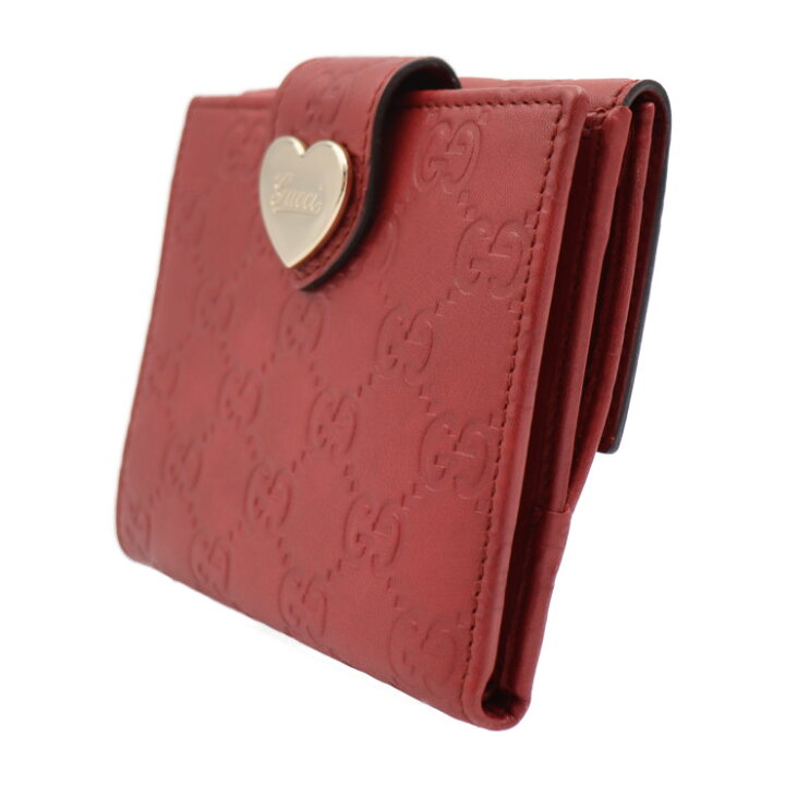 楽天市場】美品 GUCCI グッチ グッチシマ 二つ折り財布 203549 レザー 