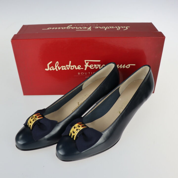 楽天市場】超美品 Salvatore Ferragamo サルヴァトーレ フェラガモ 