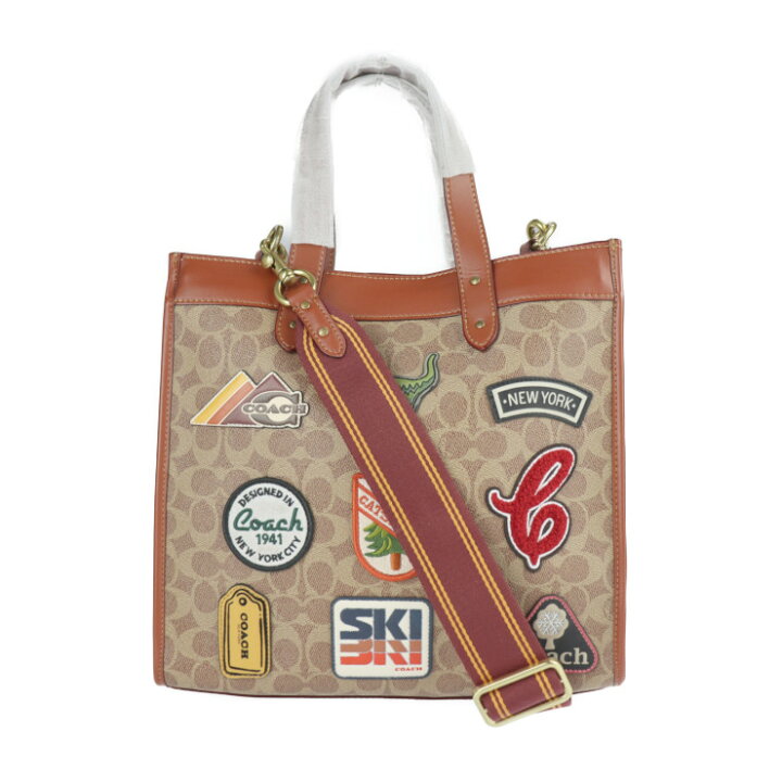 楽天市場】超美品 COACH コーチ シグネチャー キャンバス ウィズ 