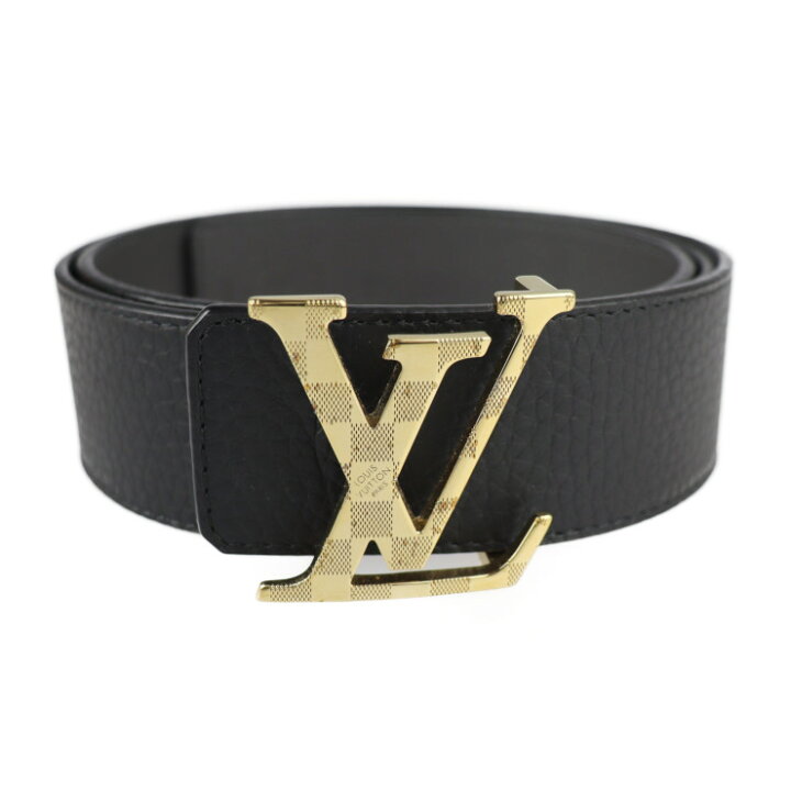 楽天市場】LOUIS VUITTON ルイ ヴィトン サンチュール LVダミエ ベルト  