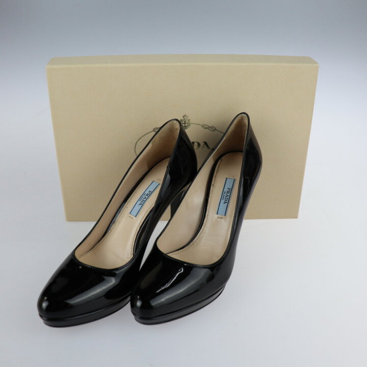 楽天市場】超美品 PRADA プラダ パンプス パンプス 表記サイズ 37 