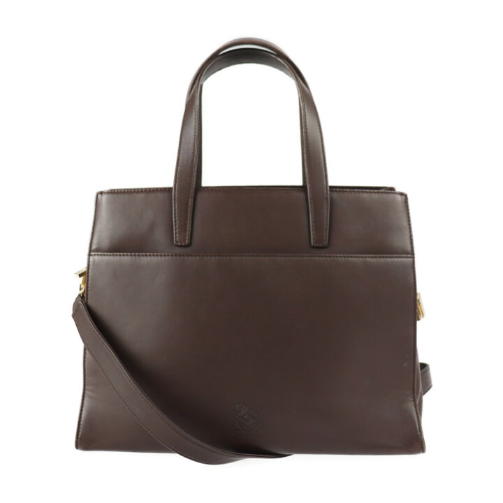 楽天市場】美品 LOEWE ロエベ バッグ ハンドバッグ レザー ダーク  