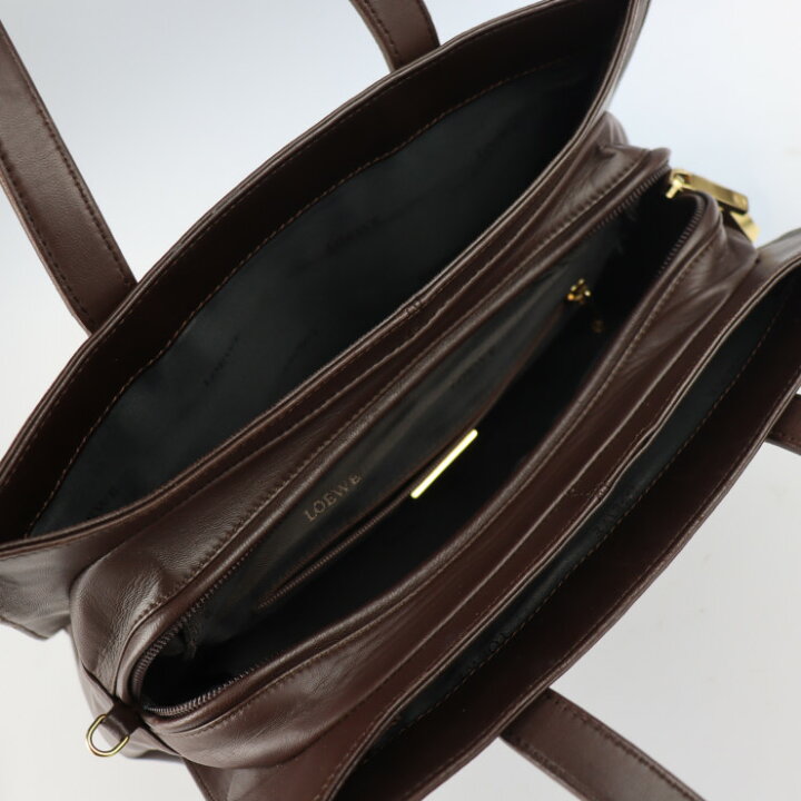 楽天市場】美品 LOEWE ロエベ バッグ ハンドバッグ レザー ダーク  
