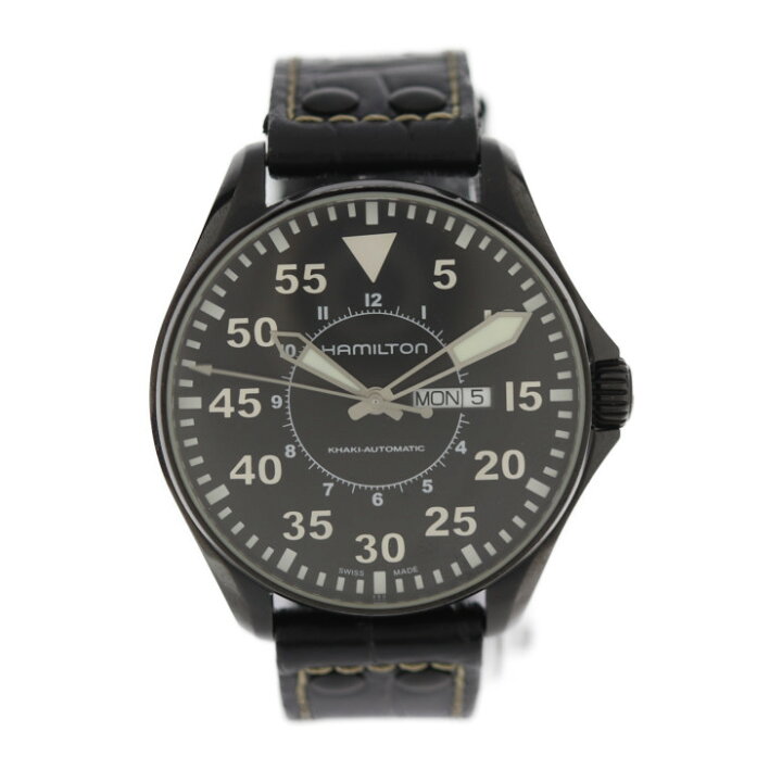 楽天市場】美品 HAMILTON ハミルトン KHAKI PILOT カーキ パイロット 