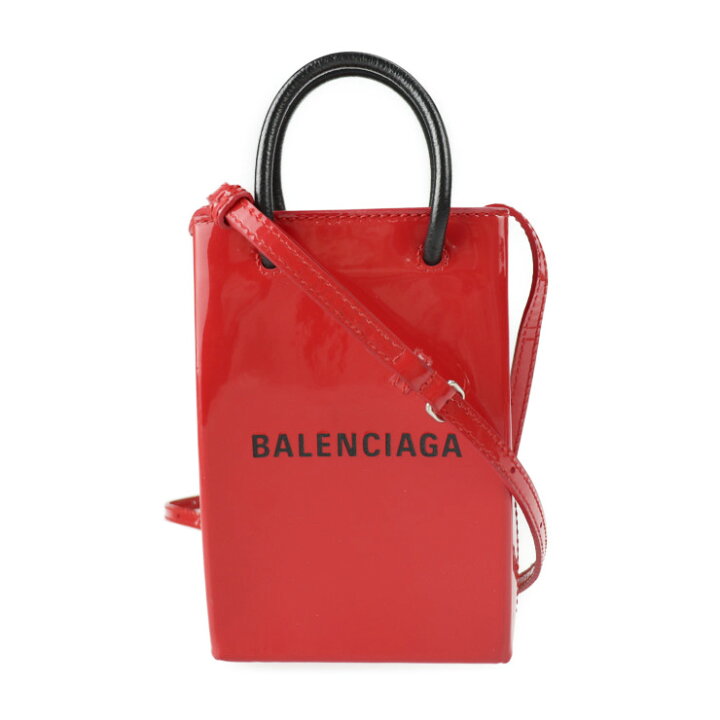 楽天市場】BALENCIAGA バレンシアガ ショッピング フォンホルダー 