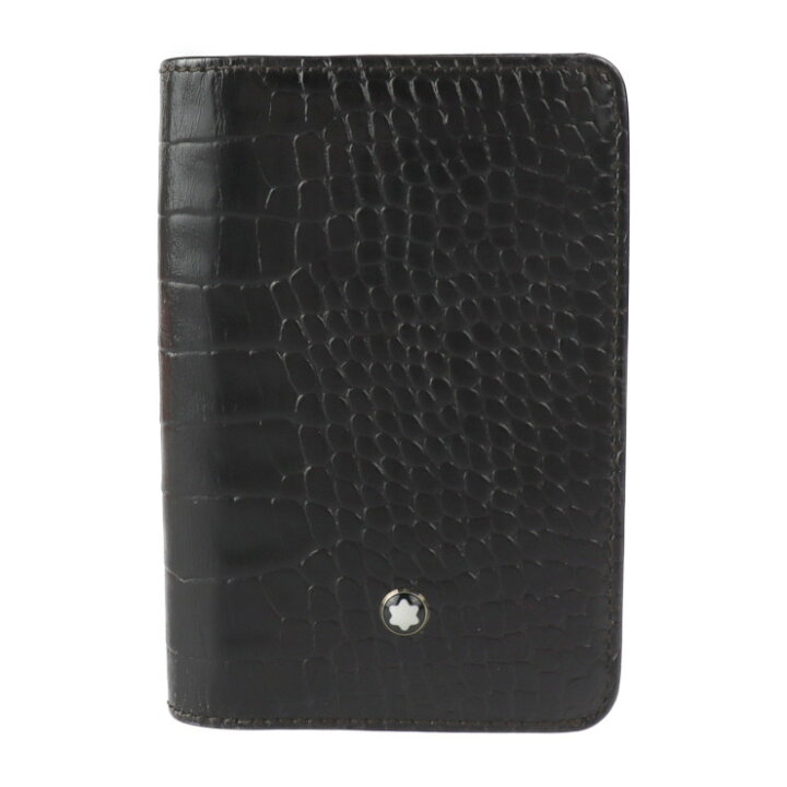 楽天市場】超美品 MONTBLANC モンブラン カードケース クロコ型押し  