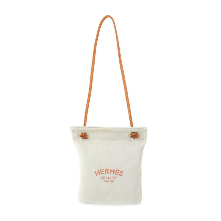 楽天市場】HERMES エルメス アリーヌ PM ショルダーバッグ コットン 