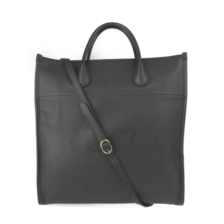 楽天市場】美品 GUCCI グッチ ロゴ ミディアム トートバッグ 