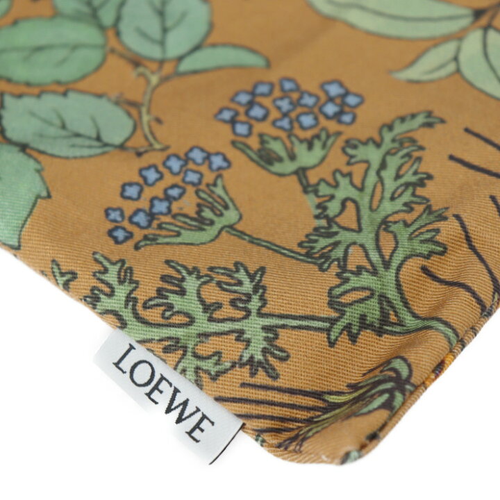 楽天市場】超美品 LOEWE ロエベ ドローストリングポーチ ハーバリウム 