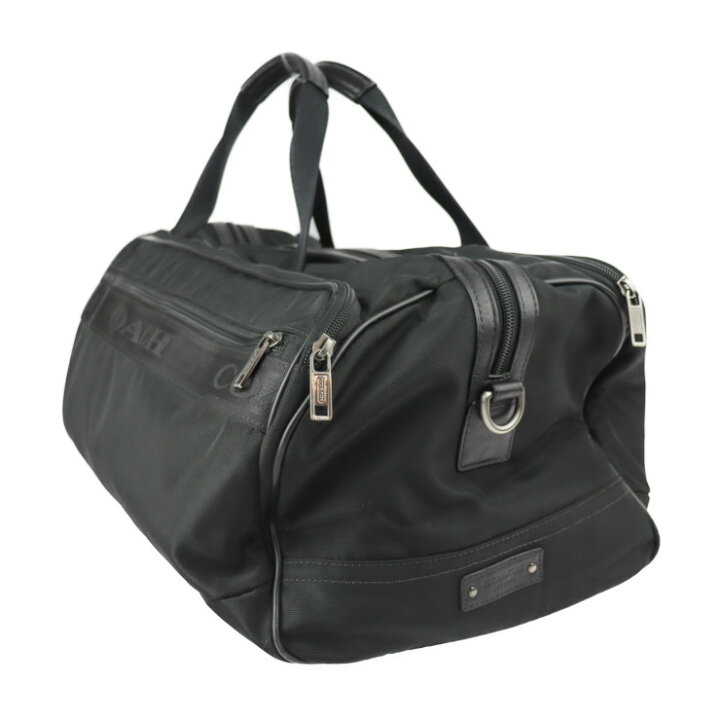 楽天市場】美品 COACH コーチ ボストンバッグ F77192 ナイロン レザー 