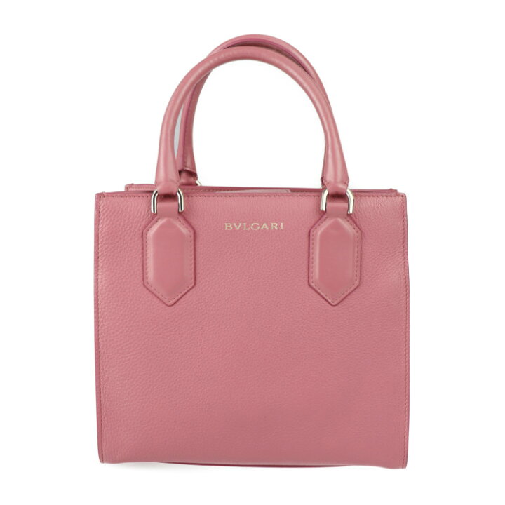 楽天市場】美品 BVLGARI ブルガリ ロゴ トート スモール ハンドバッグ  