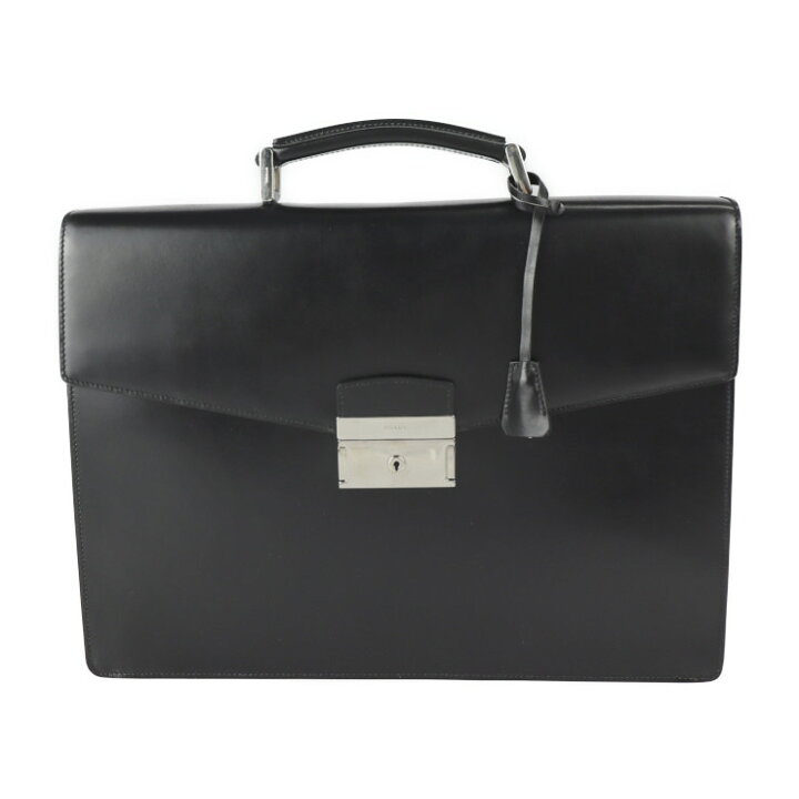 楽天市場】美品 PRADA プラダ ブリーフケース ビジネスバッグ レザー 