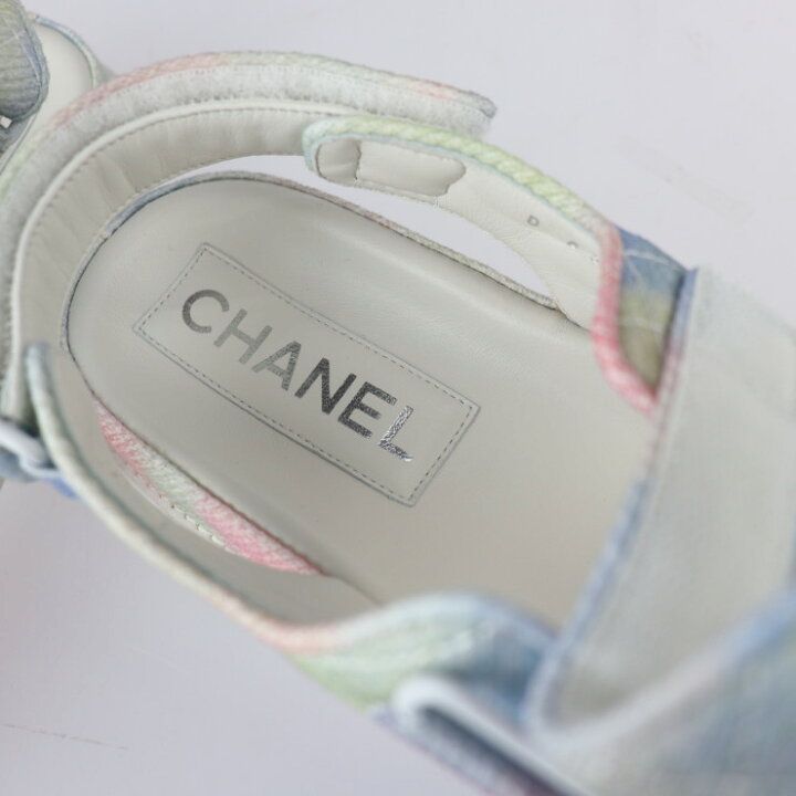 楽天市場】超美品 CHANEL シャネル ココマーク フットベッド スポーツ 