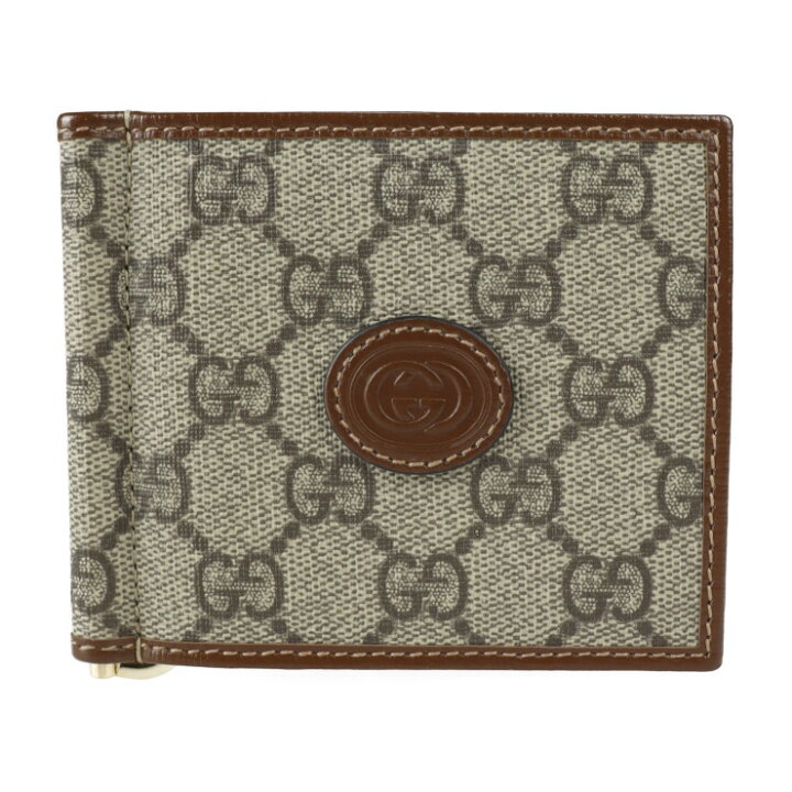 楽天市場】超美品 GUCCI グッチ マネークリップ インターロッキングG  