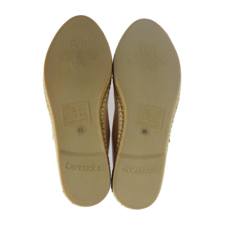 楽天市場】超美品 GUCCI グッチ エスパドリーユ パンプス 659683 表記 