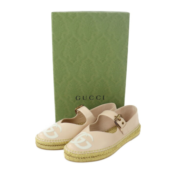 楽天市場】超美品 GUCCI グッチ エスパドリーユ パンプス 659683 表記 