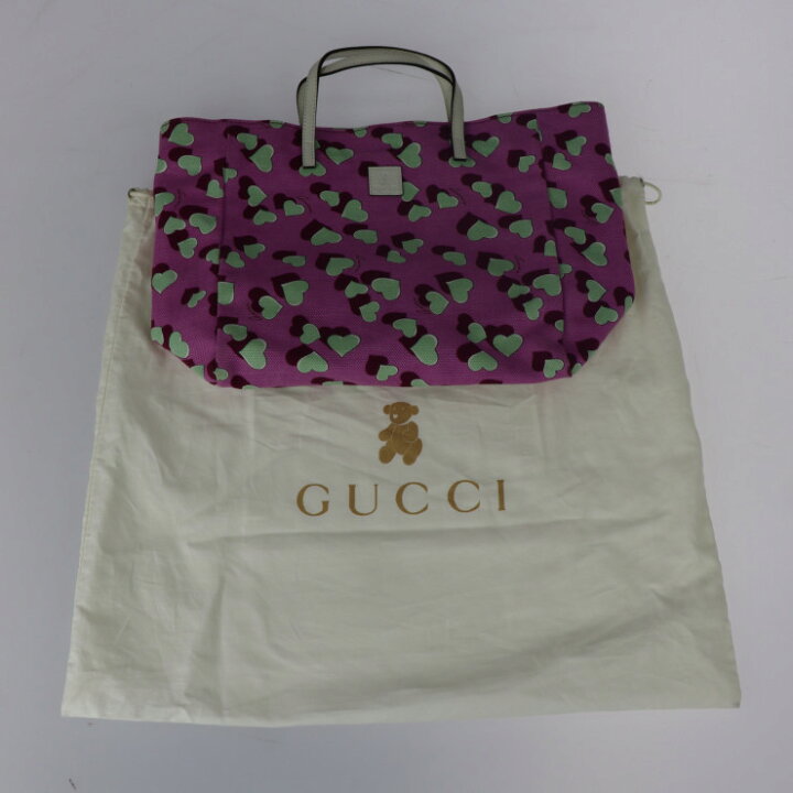 楽天市場】超美品 GUCCI グッチ ベビーハート トートバッグ チルドレン 