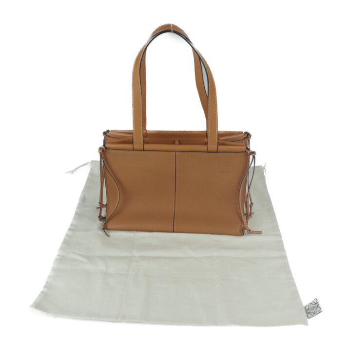 楽天市場】美品 LOEWE ロエベ クッショントート スモール トートバッグ 