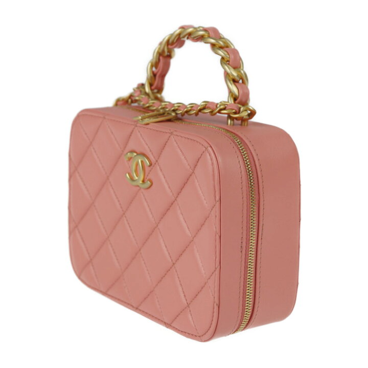 楽天市場】美品 CHANEL シャネル スモール バニティ マトラッセ 
