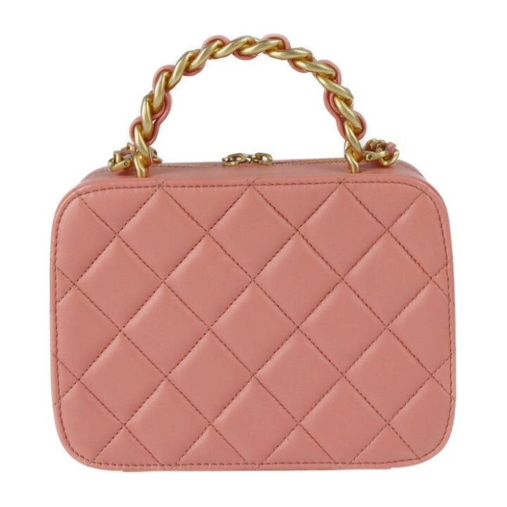 楽天市場】美品 CHANEL シャネル スモール バニティ マトラッセ 